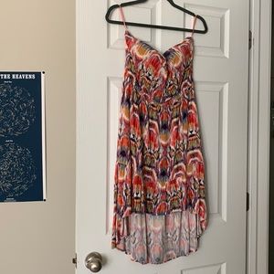 BB Dakota Strapless Tie Dye Dress